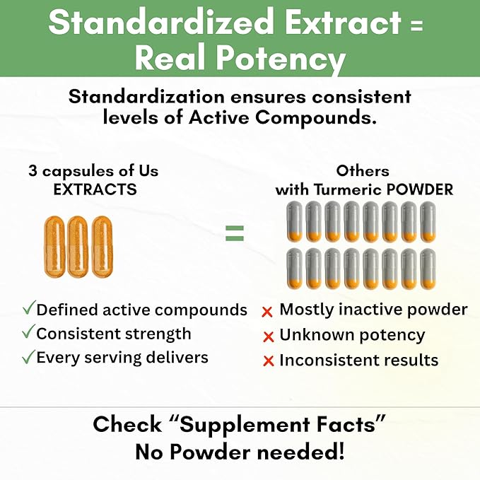 Turmeric Curcumin Extract 1500mg – Full Dose of 95% Curcuminoids with Black Pepper Ginger & Cinnamon – High Absorption Turmeric Supplement – Non-GMO Natural Capsules