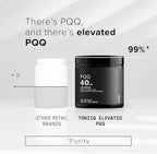 Toniiq 99%+ 40mg Supplement - Ultra High Purity PQQ 40mg Concentrated Formula - PQQ 40 mg 120 Capsules - Pyrroloquinoline Quinone Supplement - 1 Capsule Serving - Vegetarian Capsules