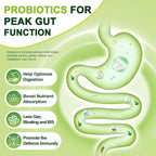 NATURE TARGET Prebiotic Fiber Supplement with 60 Billion Probiotics for Digestive Health - Prebiotics and Probiotics for Women & Men Regularity, Supports Occasional Constipation - 120 Veggie Capsules