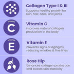 Sanar Naturals Collagen Pills for Women & Men | Hydrolyzed Peptides with Vitamin E & Vitamin C | Supports Hair, Nail, Skin, Bone & Joint Health, Reduce Wrinkles | Grass Fed, Non-GMO,150 Capsules