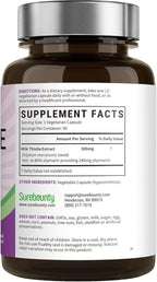 Milk Thistle, Concentrated Seed Extract with 80% Silymarin, Liver Cleanse Detox for Men + Women, Once Daily, 90 Veggie Caps