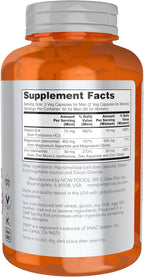 NOW Foods Sports Nutrition, ZMA (Zinc, Magnesium and Vitamin B-6), Enhanced Absorption, Sports Recovery*, 180 Capsules