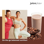 Complete by JuicePlus+ Single Serve Dutch Chocolate Shakes - Plant-Based Nutrition - Vegan, Gluten-Free, Non-GMO, Kosher, Whole Food Based Shake Powder with Protein, Fiber & Prebiotics - 15 Servings