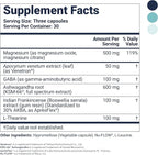 Zenful Sleep 6-in-1 Natural Sleep Aid for Adults Without Melatonin | Deep Sleep Supplement with Ashwagandha KSM-66® and Venetron® | Supports Cortisol Balance & Mood | 90 Capsules