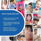 OMEGOR Lutein and Zeaxanthin Supplement for Kids Eyes (60 Chocolate Dragèes) - Vision Kids Blue Light Eyesight Supplement for Retina Protection