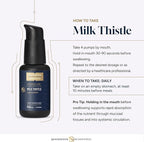 Quicksilver Scientific Nanoemulsified Milk Thistle - Silymarin Liquid with Liposome Delivery System - Immune, Detox + Liver Cleanse Support (1.7oz / 50ml)