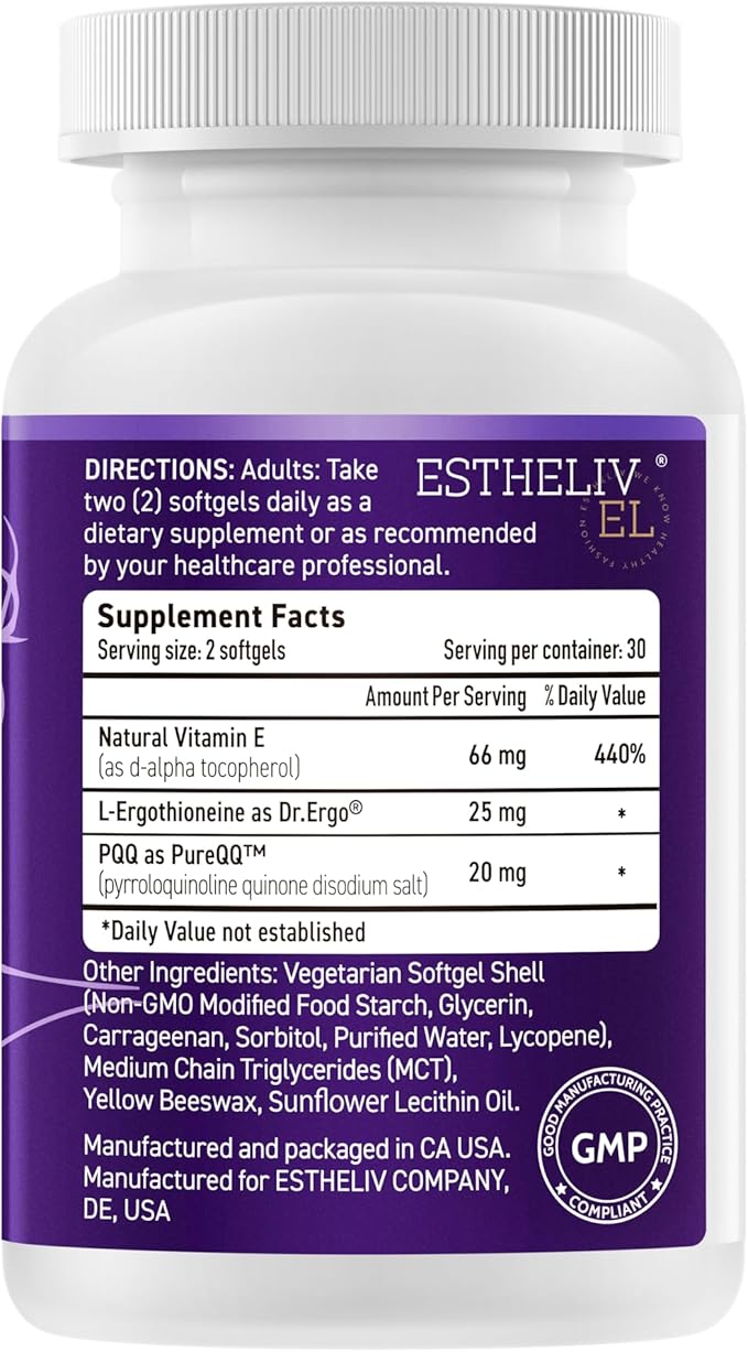 ESTHELIV® Premium Cellular Skin Radiance - 60 Veggie Softgels
