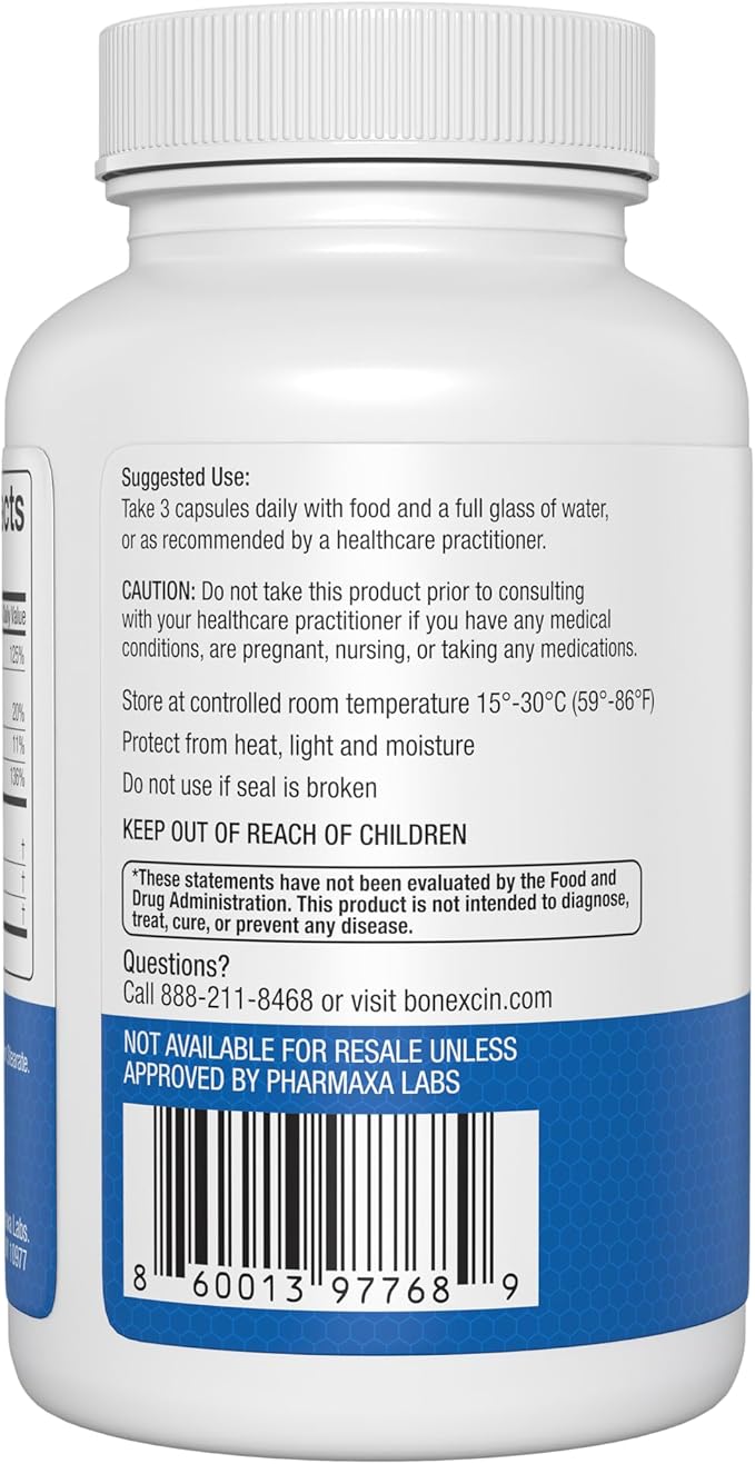 Advanced Bone Support Formula – Calcium, Magnesium, Vitamin D3 & K2 – Bone Density & Strength Supplement for Women & Men – Joint, Mobility, Menopause & Osteoporosis Support – 90 Capsules