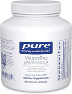 Pure Encapsulations VisionPro EPA/DHA/GLA | Supports Natural Tear Production and Retention of Eye Moisture* | 180 Softgel Capsules
