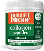 Bulletproof Unflavored Collagen Peptides Powder, 14.3 Ounces, Grass-Fed Collagen Protein for Skin, Bone and Joint Support, Pasture Raised, No Added Hormones