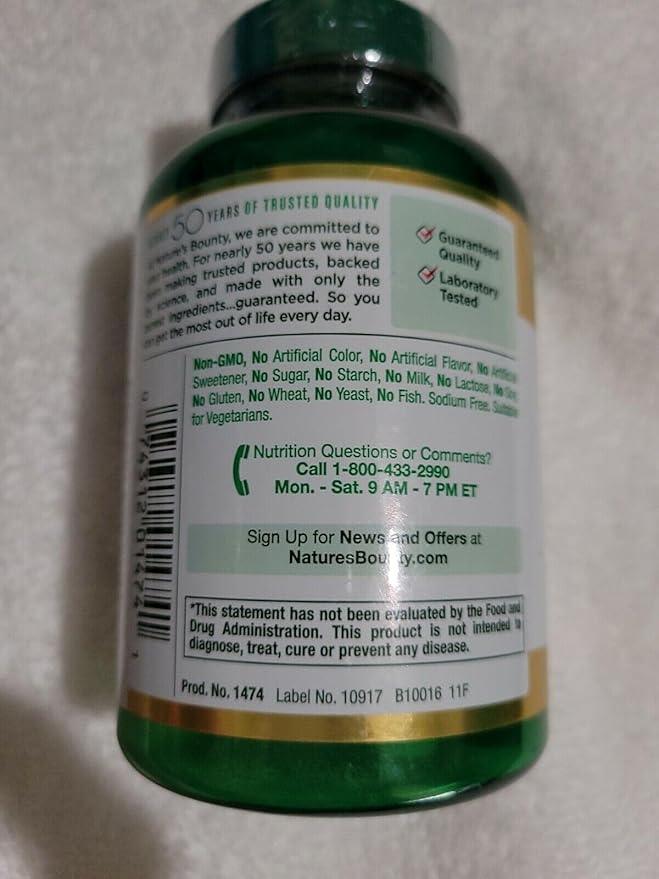 Nature's Bounty Pure Vitamin C 500 mg Tablets 250 Tablets (Pack of 9)