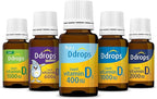 Ddrops Kids Booster 600IU 100 Drops - Daily Liquid Vitamin D for Kids. Support Strong Bones & Immune System in Children. No Preservatives, No Sugar, Non-GMO, Allergy-Friendly (Pack of 2)