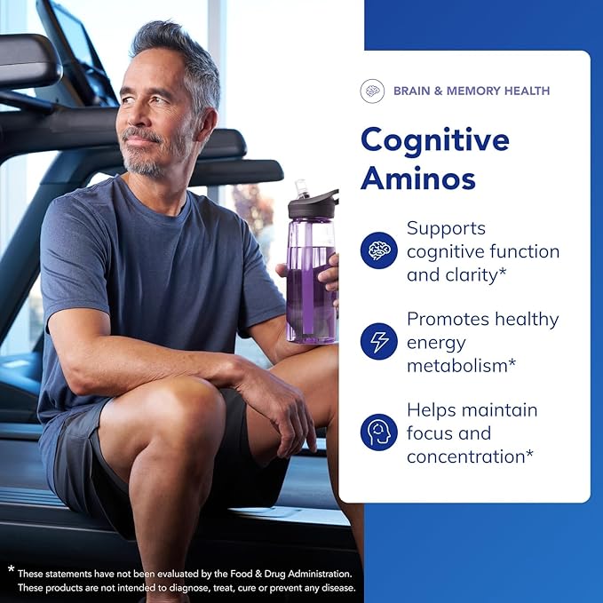 Pure Encapsulations Cognitive Aminos | Hypoallergenic Supplement for Cognitive Function Support | 120 Capsules