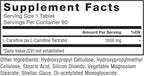Force Factor L-Carnitine Supplement, L Carnitine Tartrate 1000mg Capsules to Convert Fat Into Energy, Support Muscle Recovery, and Boost Exercise Performance, Vegan, Non-GMO, 90 Tablets
