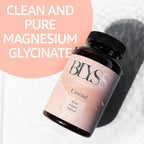 Magnesium Bisglycinate Capsules for Women - 200mg Chelated Glycinate Magnesium Supplement - Natural Supplements to Support Sleep, Mood Support & Muscle Cramps - 120 ct