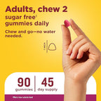 Nature Made Zero Sugar Multivitamin Women's Gummies, Bone & Immune Support, Aspartame Free, 90 Sugar Free Multivitamin Gummies, 45 Day Supply