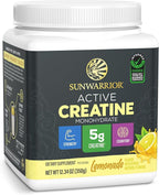 Creatine Monohydrate Powder Micronized PreWorkout Recovery Supplement Support Muscle Building Strength Training Cognition Vegan & Keto Friendly, Easily Mixes 50 Servings Lemonade Flavored