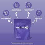 Ashwagone KSM-66 Ashwagandha Powder Drink Mix – Daily Calm & Focus Support – With Magnesium Glycinate, L-Theanine, GABA, Lemon Balm, Acai & Goji Berry – Vegan Supplement – 30 Servings