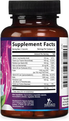 B Complex Vitamins Capsules - Super Complete B-100 Complex with Vitamin B12 B6 C Biotin Folate & Folic Acid for Immune & Energy Support - Supplement for Heart, Brain, & Nerve Support - 60 Capsules