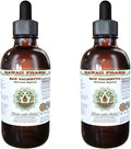 Hawaii Pharm Saw Palmetto Alcohol-Free Liquid Extract, Professional Grade, Small Batch Crafted Saw Palmetto (Serenoa Repens) Dried Berry Glycerite Natural Herbal Supplement, 2x4 fl.oz