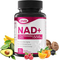 NAD Supplement with L-Ergothioneine, PQQ, Vitamin B6, and NMNH Supplement - for Cellular Health, Energy Support and Healthy Aging for Women & Men - Vegetarian, Non-GMO, Gluten Free- 90 Capsules