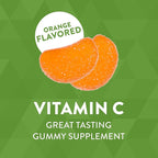 Nature's Way Vitamin C Gummies, Support Immune Health*, Antioxidant, 250 mg per 2-gummy Serving, Gummy Vitamins, Orange Flavored, 120 Gummies