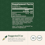 Global Healing Center USDA Organic Vitamin C Supplement Drops 180mg, Liquid Vitamin C Plant-Based Antioxidant Supplement, Supports Immune System - Vitamina C - Natural Energy for Men and Women (2 Oz)