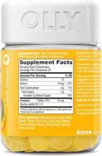OLLY Probiotic Gummy, Immune and Digestive Support, 1 Billion CFUs, Chewable Probiotic Supplement, Mango, 25 Day Supply - 50 Count
