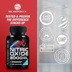Extra Strength Nitric Oxide Booster - 3X Strength L-Arginine AKG & Citrulline Malate - Men & Women Premium Pre Workout Nitric Booster - Natural Energy & Muscle Support, Bottled in USA - 240 Capsules