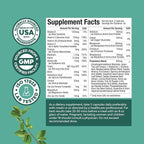 Advanced Brain Supplement for Memory and Focus - Nootropics Brain Support Supplement with Memory and Focus Vitamins for Adults of All Ages - for Brain Fog Clarity Energy and Recall - 60 Count - 2 Pack