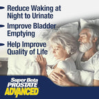 SUPER BETA PROSTATE Advanced – Promote Sleep, Support Bladder Emptying. Prostate Support Supplement for Men's Health with Beta Sitosterol, not Saw Palmetto. (240 Caplets, 4-Pack)