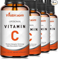 Liposomal Vitamin C 2000mg Liquid for Adults, High Absorption VIT C, Maximize Vitamin C, Immune System & Antioxidant Support, 60ML (4 Bottle)