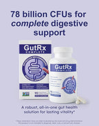 Complete Probiotic, Prebiotic, Postbiotic, GLP-1 Alternative with Akkermansia & Christensenella for Gas, Bloating, Gut Barrier & Microbiome Support – 78 Billion CFU – Enteric-Coated – 90 Count