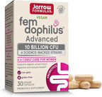 Jarrow Formulas Fem-Dophilus Advanced Vaginal & Digestive Probiotics 10 Billion CFU with 6 Science Backed Strains, for Vaginal, Urinary Tract, Digestive & Immune Support, 30 Capsules, Shelf-Stable