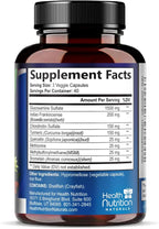 Glucosamine Chondroitin MSM Complex - 3X Strength Joint Support Supplement with Glucosamine Sulfate, Turmeric, Boswellia - For Cartilage, Mobility & Flexibility - Bottled in USA - 120 Capsules