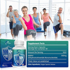 New NMNH 500mg Per Serving (Dihydronicotinamide Mononucleotide), NAD 𝐒𝐮𝐩𝐩𝐥𝐞𝐦𝐞𝐧𝐭𝐬 Pure Organic, More Effective Than NMN for Anti-Aging, Energy, Immunity, Focus - 60 Count