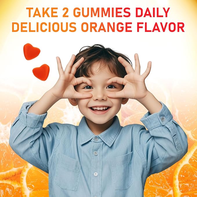 Lutein Gummies Eye Health Supplement with Zeaxanthin & Vitamin A – Blue Light Protection, Orange Flavor, Supports Vision Care for Adults – Vegan, Non-GMO, Gluten Free (60 Count)