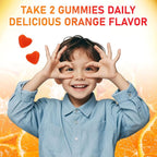 Lutein Gummies Eye Health Supplement with Zeaxanthin & Vitamin A – Blue Light Protection, Orange Flavor, Supports Vision Care for Adults – Vegan, Non-GMO, Gluten Free (60 Count)