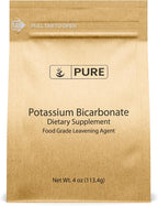 Pure Original Ingredients Potassium Bicarbonate (4oz) Natural, Food Safe, Electrolyte, Leavening