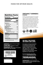 Terrasoul Superfoods Organic Turmeric Powder, 16 Oz : Curcumin - Lab Tested for Purity - Premium Quality - Great for Inflammation