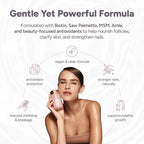 Halo Beauty Hair Skin & Nails Supplement | Thicker Hair Growth, Radiant Skin & Strong Nails Support with Biotin, Saw Palmetto & Phytoceramides | Vegan Capsules | Made in USA | 1-Month Supply