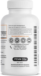 Bronson Vitamin B12 1000 mcg Sustained Release Premium Non GMO Tablets Supports Nervous System, Healthy Brain Function and Energy Production, 100 Count