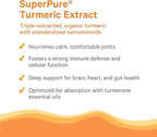 Pure Synergy SuperPure Turmeric Extract | Organic Curcumin Supplement | 500 mg Turmeric Extract Capsules | Potent Support for Immune and Joint Health (60 Capsules)