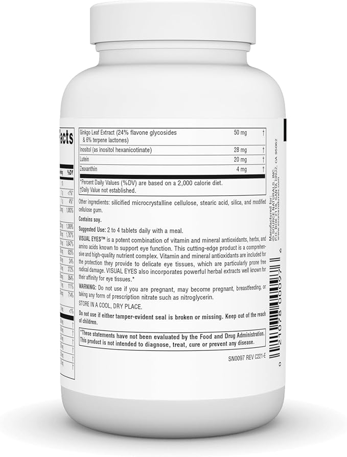 Source Naturals Visual Eyes, Multi-Nutrient Complex - 120 Tablets