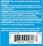 The Vitamin Shoppe Iron 25MG - Red Blood Cell Production, Energy & Oxygen Transport Support, Essential Mineral