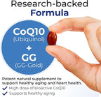 Xtendlife Xtend-Quinol CoQ10 Ubiquinol Supplement for Heart Health, Cellular Energy, and Healthy Aging - with 100mg Ubiquinol and 50mg GG (Geranylgeraniol)-4 Month Supply (Pack of 2)