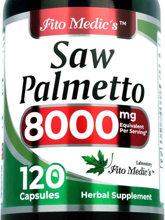 FITO MEDIC'S Saw Palmetto | Saw Palmetto Capsules | 120 Capsules | Concentrated Extract | Highly Absorbable Herbal Supplement