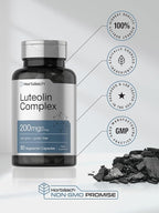 Horbäach Luteolin Supplement | 200mg | 50 Capsules | Complex with Rutin | Vegetarian, Non-GMO & Gluten Free