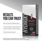 Hydroxycut Advanced - Thermogenic Supplement - Metabolism & Energy Support for Men & Women - C. Canephora Robusta, Yohimbe Extract & 200 mg Caffeine - Rapid Release Liquid Capsules - 60 Capsules