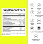 The Absorption Company Electrolyte Powder Packets - Workout Recovery & Hydration Drink Mix with Liposomal Glutathione, Vitamin C & Methylated B Vitamins - Mango Lemonade (14 Sticks)